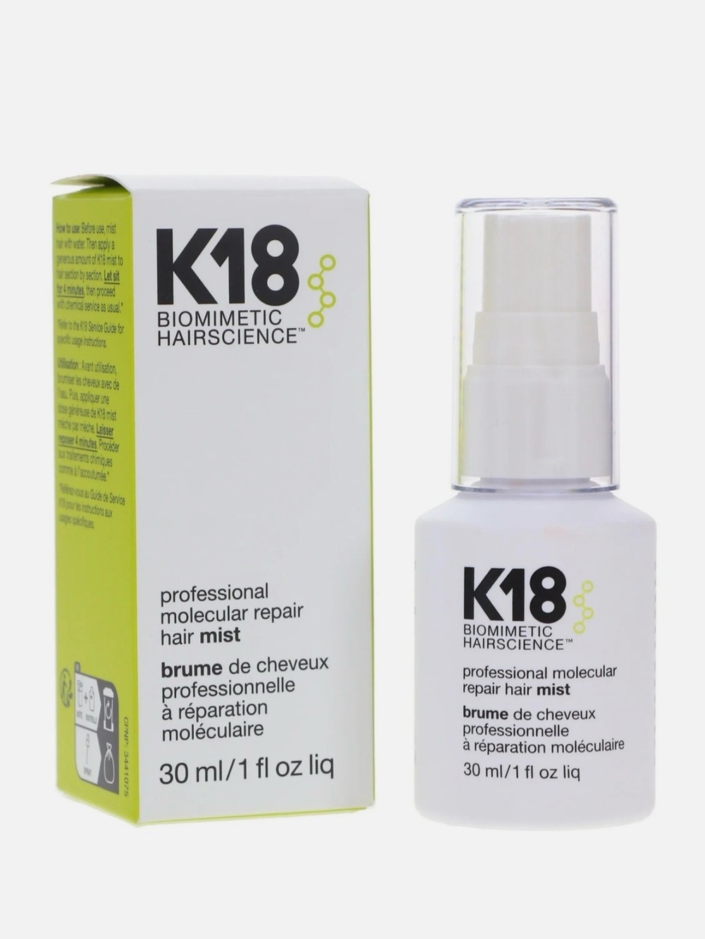 NWT K18 Professional Molecular Repair Hair Mist - 1.0 oz